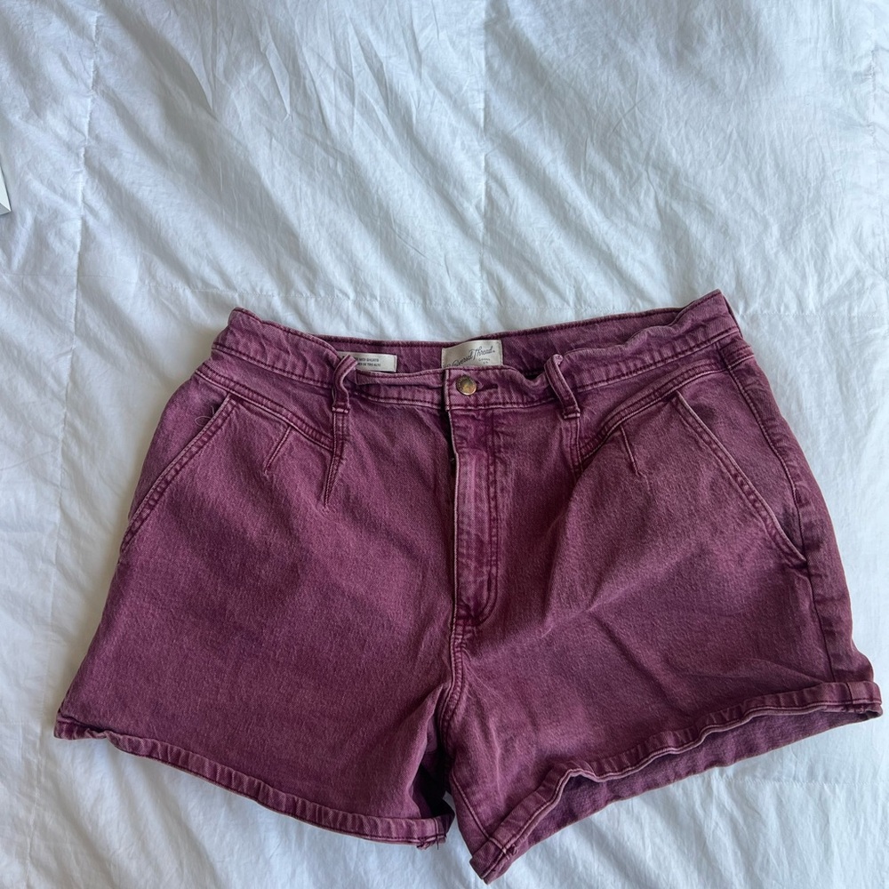 Universal Thread Purple Jean Shorts High-Waisted